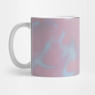 Marble Pastel Pink & Blue Swirl Mug